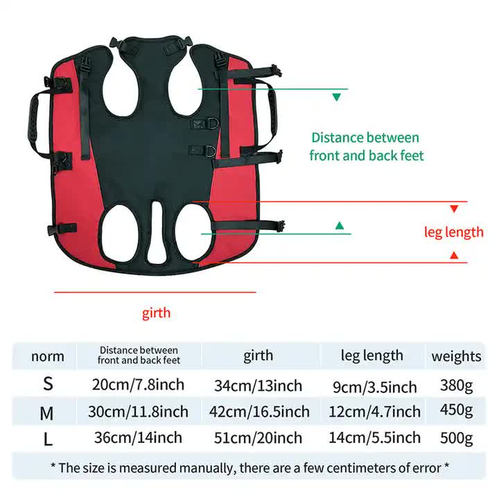 S Black Multifunctional Pet Backpack with Adjustable Straps, Outdoor Assist Walking Harness Carrier for Dogs And Cycling Dog Backpack