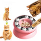 Pink Interactive Slow Feeder Cat Bowl - 15° Tilt Design, Puzzle Feeder for Healthy Eating