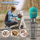 Blue And Grey Portable Foldable Pet Water Bottle with 800ml Capacity - Leakproof Travel Hydration Dispenser for Dogs and Cats