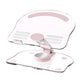 Pink Acrylic Foldable Tablet and Phone Stand - 360° Rotation, Anti-Slip Design, Lightweight and Compact