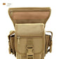 Khaki Tactical Outdoor Leg Bag - 900D Durable Multi-Layer Waist Pack for Cycling, Fishing, and Security