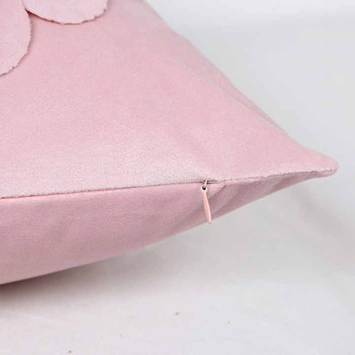 Style 1 Pink 3D Floral Cushion Covers - Modern Luxury Decorative Throw Pillow Covers for Living Room(Without Pillow Insert)