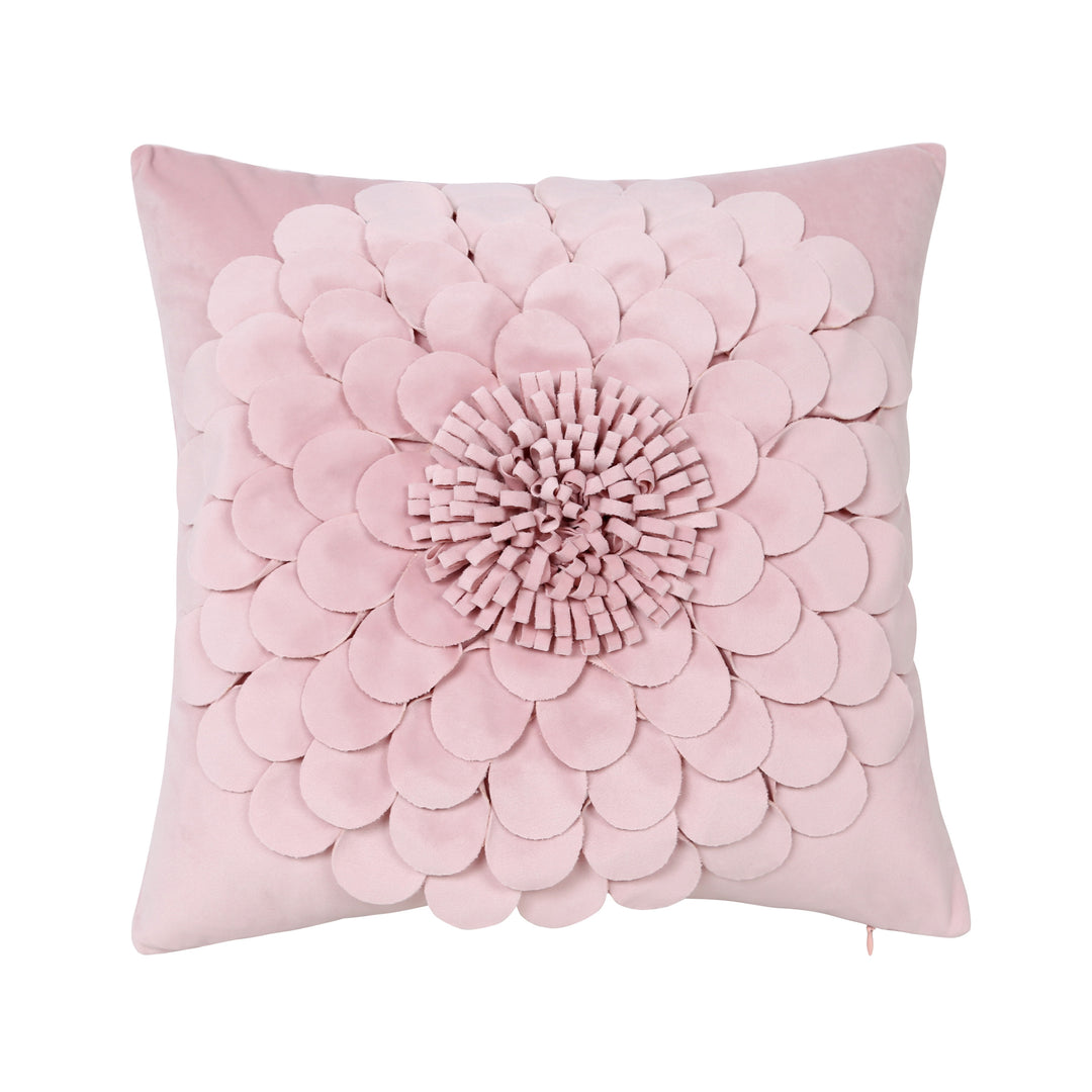 Style 2 Pink 3D Floral Cushion Covers - Modern Luxury Decorative Throw Pillow Covers for Living Room(Without Pillow Insert)