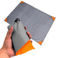 Grey And Orange Portable Waterproof Camping Mat - Foldable Picnic and Beach Blanket