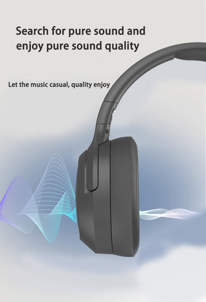 Gray P2963 Wireless Bluetooth Headphones with LED Light, Hi-Fi Sound, and Sport Design