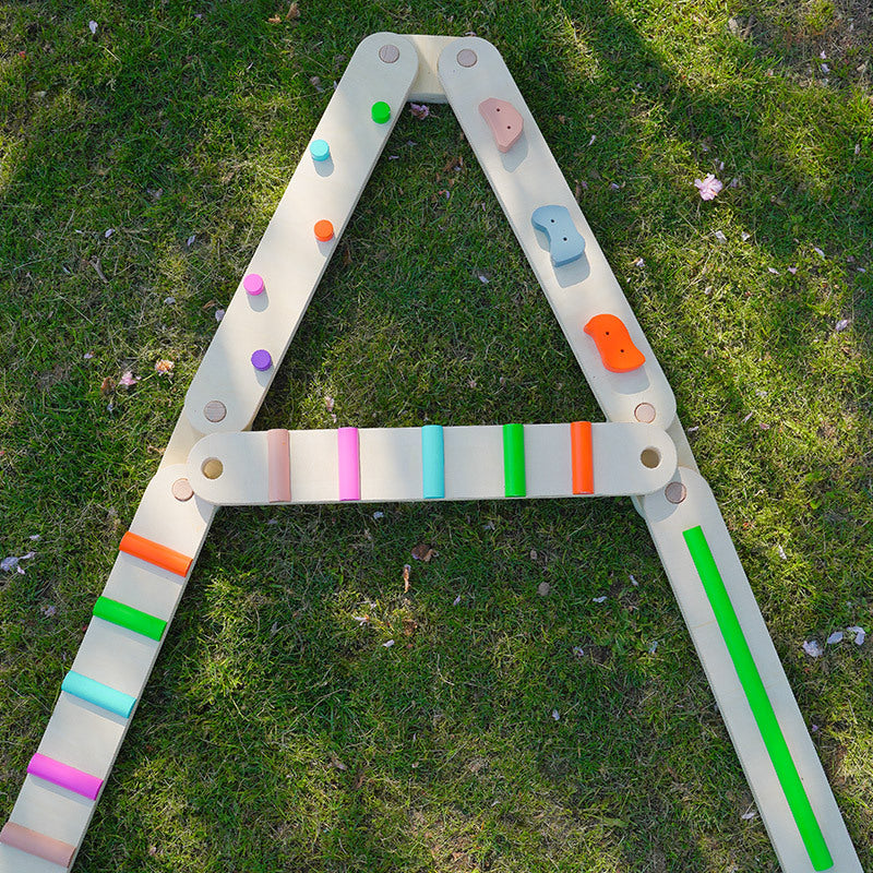 Wooden Sensory Balance Beam Set for Kids - Indoor and Outdoor Balance Training