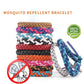 Natural Mosquito Repellent Bracelet - Adjustable and Long-Lasting, Set B (12PCS, Random Colors)