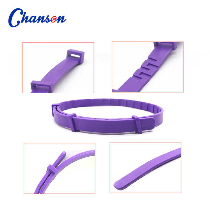 Purple Calming Collars for Dogs - Natural Stress Relief, Adjustable, 4 Pack