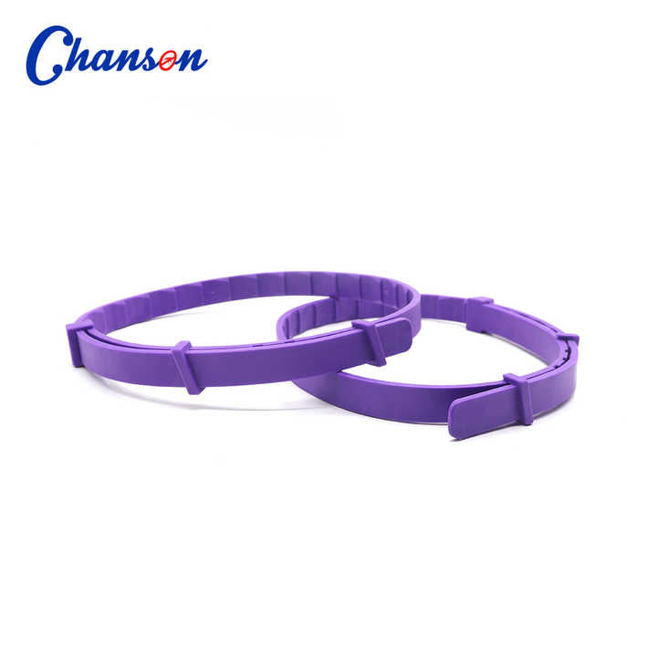 Purple Calming Collars for Cats - Natural Anxiety Relief, Adjustable, 4 Pack