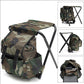 Camo Foldable Backpack Stool for Outdoor Camping, Fishing, and Hiking