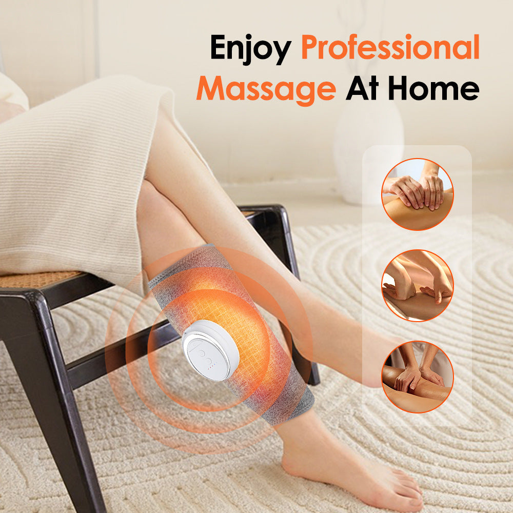 Rechargeable Leg Massager with 3 Vibration Modes and Airbag Compression