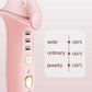 Pink Mini Cordless Hair Curler with Adjustable Heat Settings and USB Charging