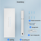 White Smart Visual Ear Cleaning Stick with 1080P Camera and Rechargeable Battery