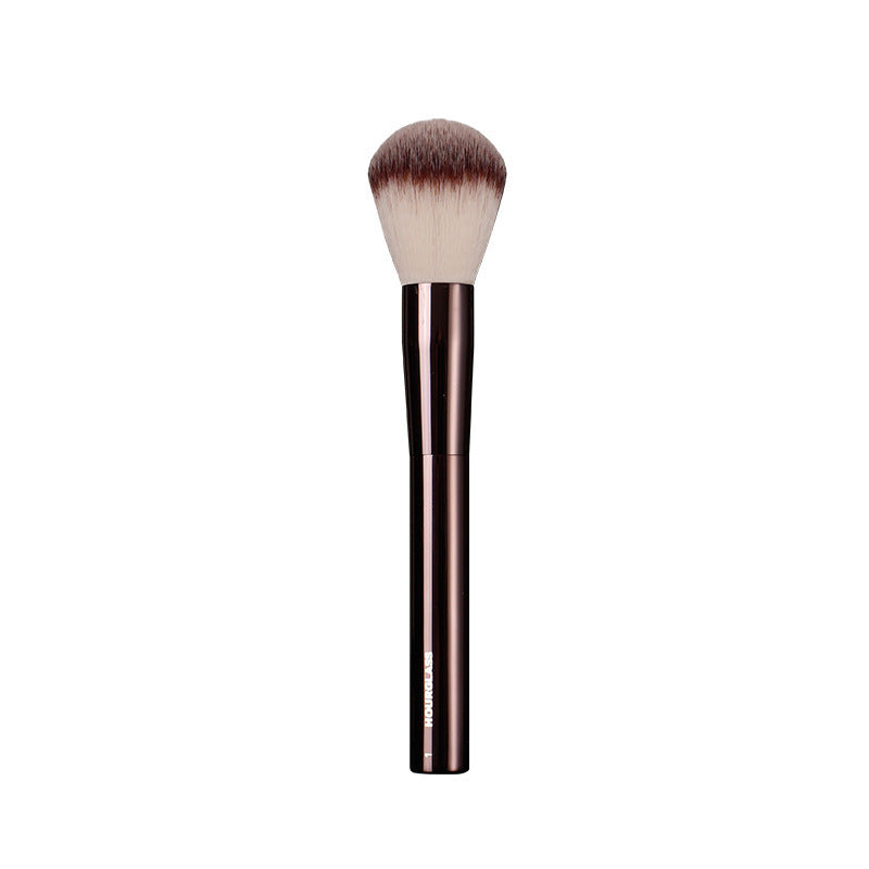 2PCS HG-1 Round Powder Brush  Professional Makeup Brush  - High-Quality Synthetic and Animal Hair Brushes