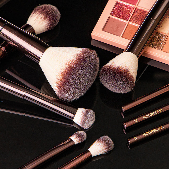 2PCS HG-4 Highlighting Brush Professional Makeup Brush  - High-Quality Synthetic and Animal Hair Brushes