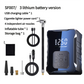 SF007 Digital Tire Inflator with LED Display and Multiple Nozzles - Compact and Powerful(Three-purpose lithium battery)