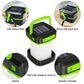 Green Collapsible Portable Solar LED Camping Lantern with USB Charging