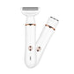 2-in-1 Electric Lady Shaver with Precision Tip - Portable and Rechargeable Grooming Tool