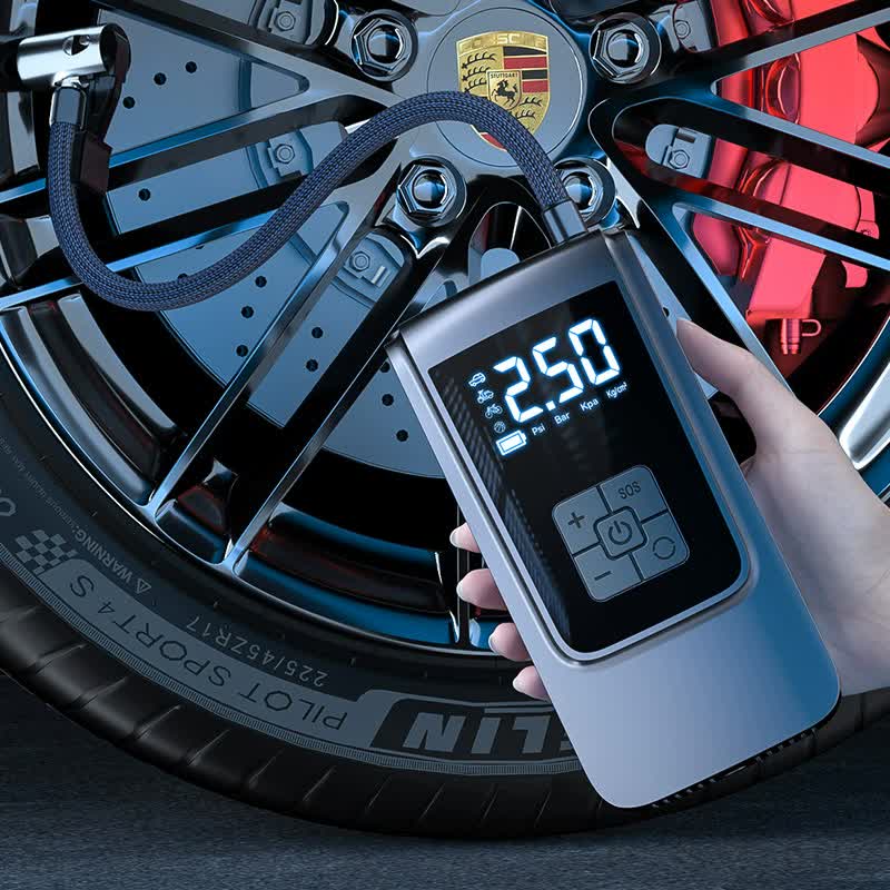 ST-9624C Advanced Portable Wireless Digital Tire Inflator with USB & Cigarette Lighter Charging, 150 PSI Max Pressure