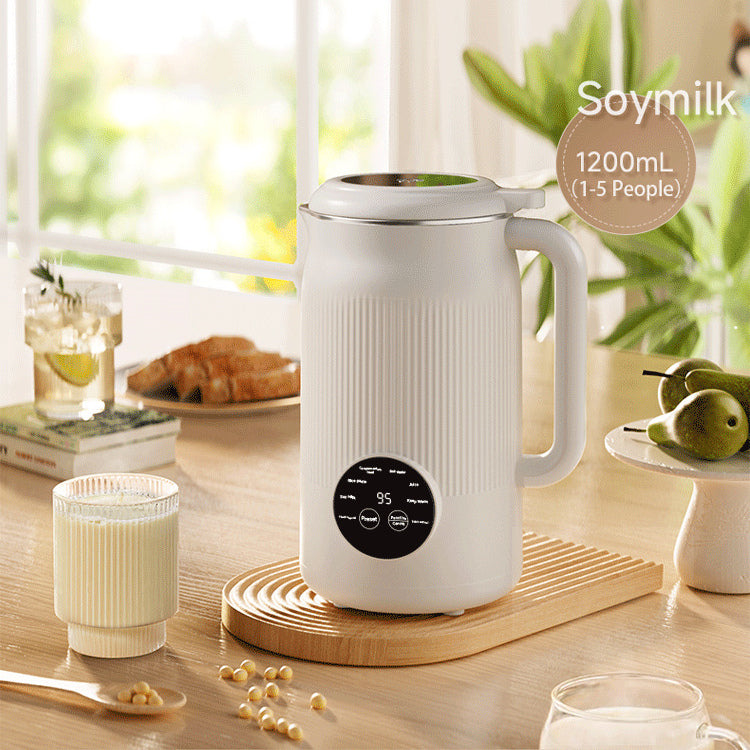 Multifunctional High-Speed Soy Milk Maker with 1.2L Capacity and Bottom Heating