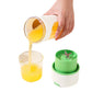 Green Portable USB Rechargeable Juicer Bottle - 2-in-1 Blender and Drink Cup, 480mL