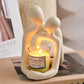 White Abstract Romantic Couple Candle Holder - Modern Decorative Ornament