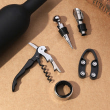 Creative Wine Opener Gift Set(5-Piece)- Luxury Wine Tools with Elegant Design