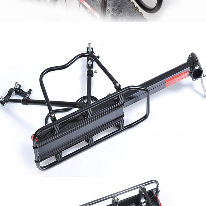 Universal Adjustable Bicycle Rear Cargo Rack - Durable Aluminum Alloy Luggage Carrier