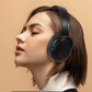 Pink Wireless Noise-Cancelling Over-Ear Headphones - Bluetooth 5.0, Long Battery Life