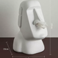 Green Creative Moai Tissue Holder - Fun and Unique Decorative Dispenser