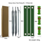 Silver Spike Heavy-Duty Tree Anchoring Kit - 9-Piece Set with Ground Stakes, Straps, and Ropes