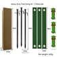 Black Spike Heavy-Duty Tree Anchoring Kit - 9-Piece Set with Ground Stakes, Straps, and Ropes