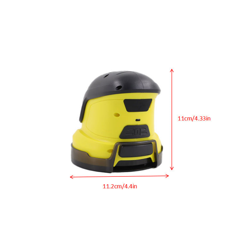 Yellow Rechargeable Electric Ice Scraper - Handheld Windshield Defroster