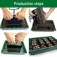 5x5 Soil Block Maker - Durable Handheld Gardening Tool for Seed Starting