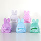 Khaki Kids Bunny Ear Gingham Backpack - Cute Mini Bag for Girls