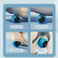 Blue Rechargeable Electric Massage Ball - Vibrating Full-Body Muscle Relaxation Tool