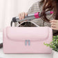 Grey Portable Hair Styling Tool Organizer - Travel Storage Bag with Compartments