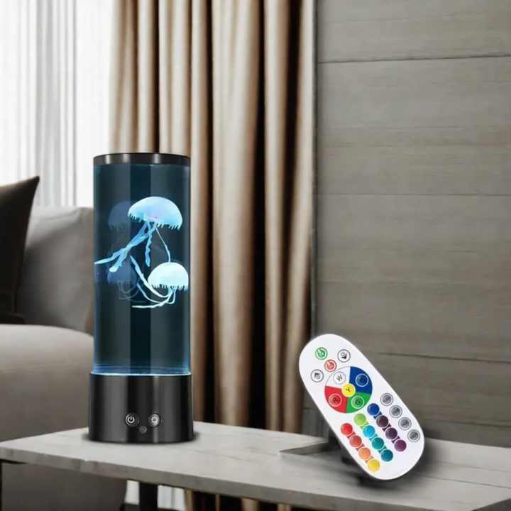 LED Jellyfish Lamp - Creative Night Light for Bedroom and Children's Room