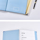 Blue Accordion File Binder with 12 Envelopes - Durable Document Organizer