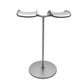 Silver Dual Headphone Stand - Creative Double Hook Aluminum Alloy Display Holder