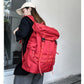 Red Trendy Street Style Backpack - Large Capacity for Hiking, Students & Everyday Use