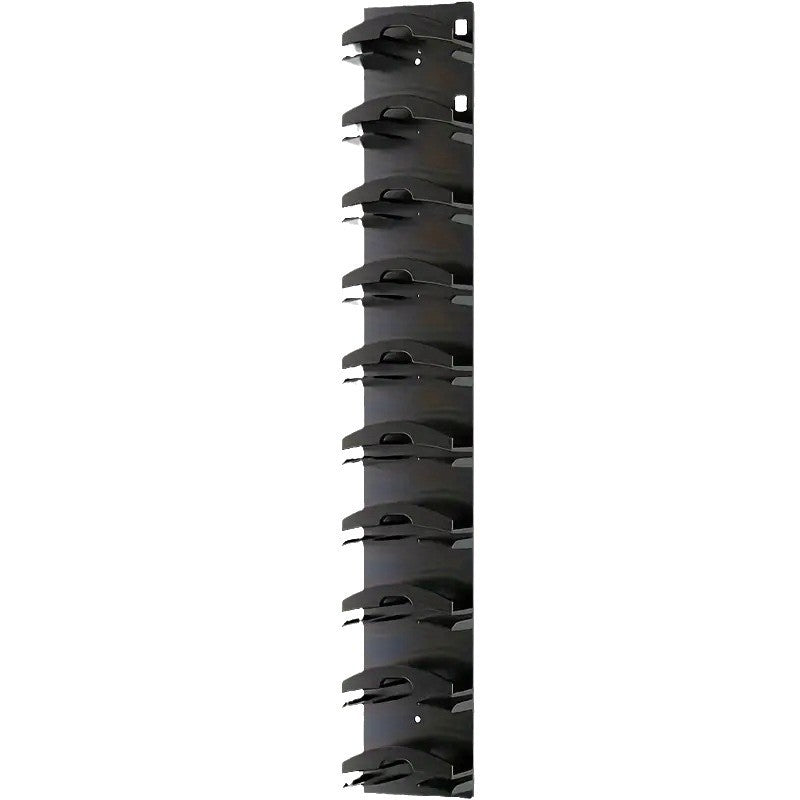 1 Pcs Black Adjustable Hat Organizer Rack for Baseball Caps - Space Saving Wall-Mounted Hat Storage with 2 Hanging Methods for Display and Storage(Baseball cap is a shooting prop and is not included)