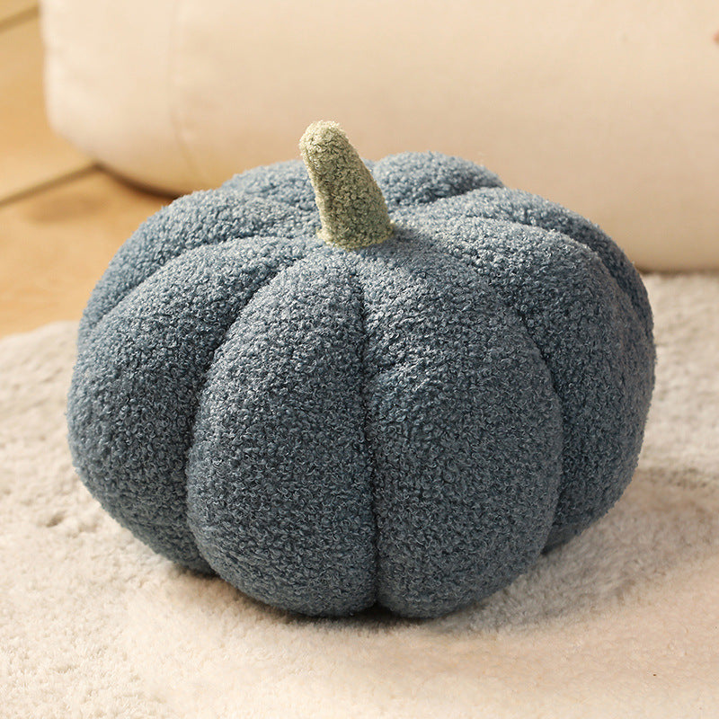 Blue 2-PCS 30cm Creative Plush Pumpkin Pillow for Sofa, Window Seat & Living Room Decoration