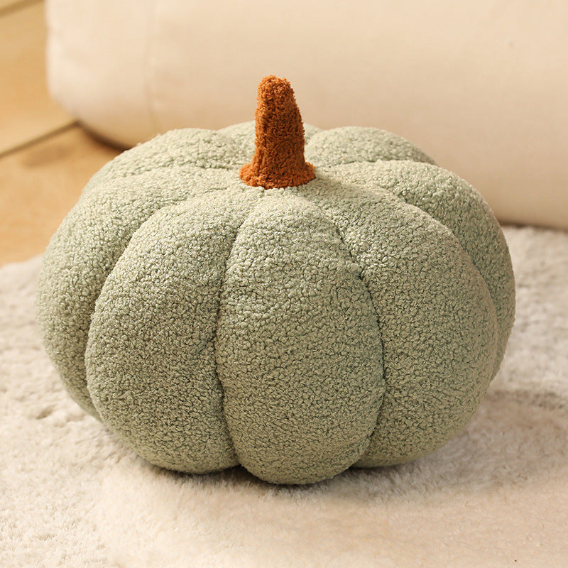 Light Green 2-PCS 30cm Creative Plush Pumpkin Pillow for Sofa, Window Seat & Living Room Decoration