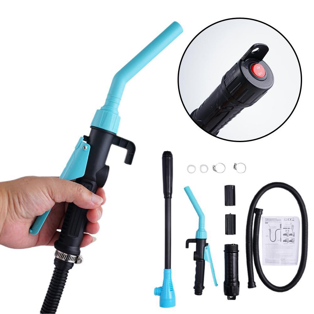 Portable Electric Oil Pump with Handle for Easy Use - Ideal for Cars, Boats, and More