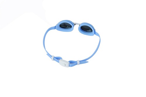 Junior mirrored lens swimming goggles silver