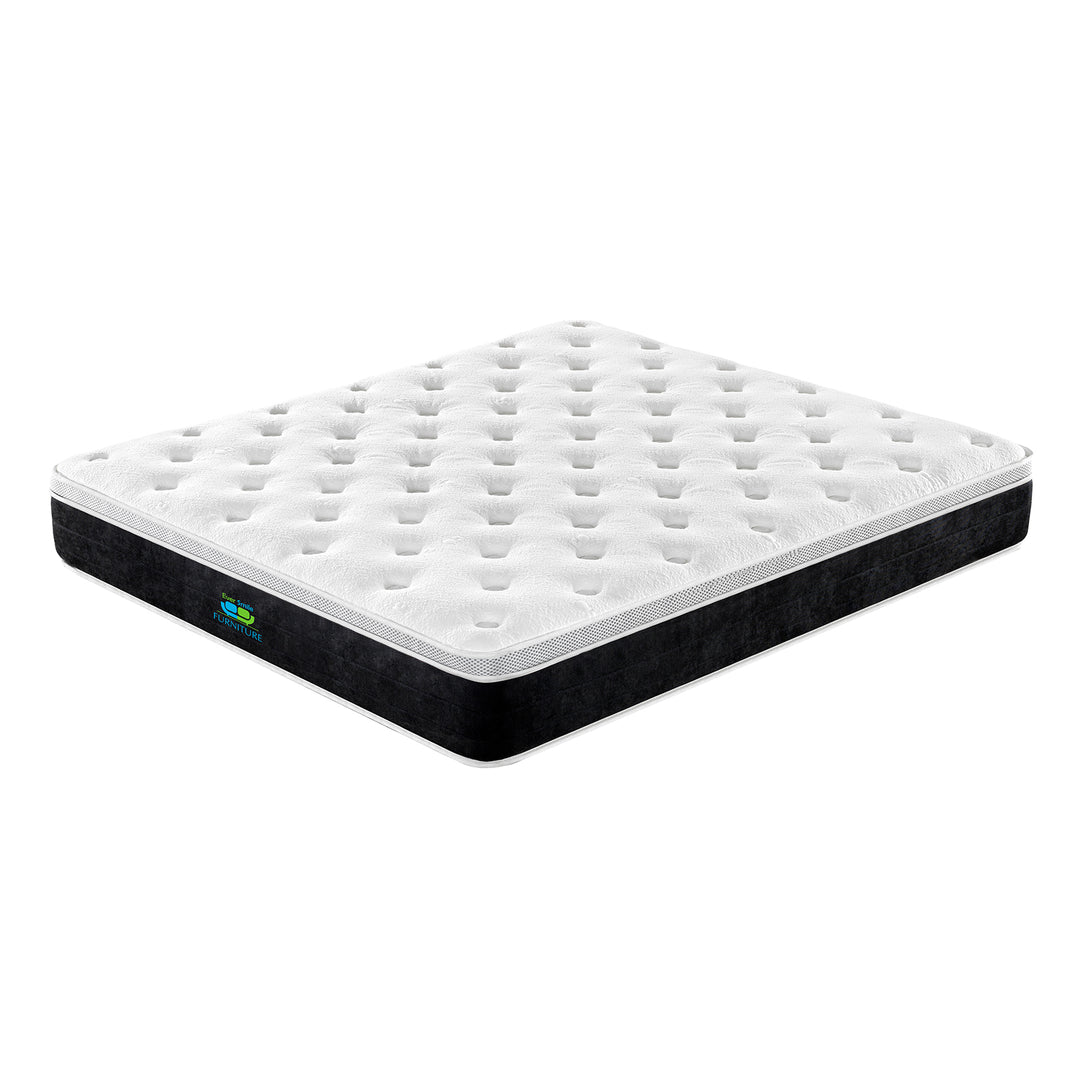 Queen Size 30cm Tencel Latex Soft Pocket Spring Mattress