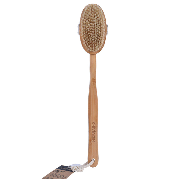 Bamboo Bath Shower Long Handle Body Brush