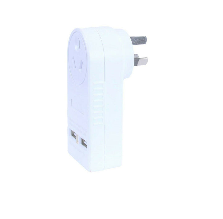 2 x 2400W High Powered Dual USB Charger Adaptor With Surge Protection