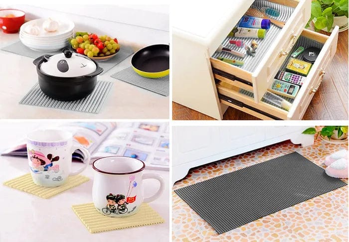 Kitchen Placemat Drawer Liner Cabinet Mat Non Slip EVA Plastic Grip Waterproof 30x150cm 420GSM